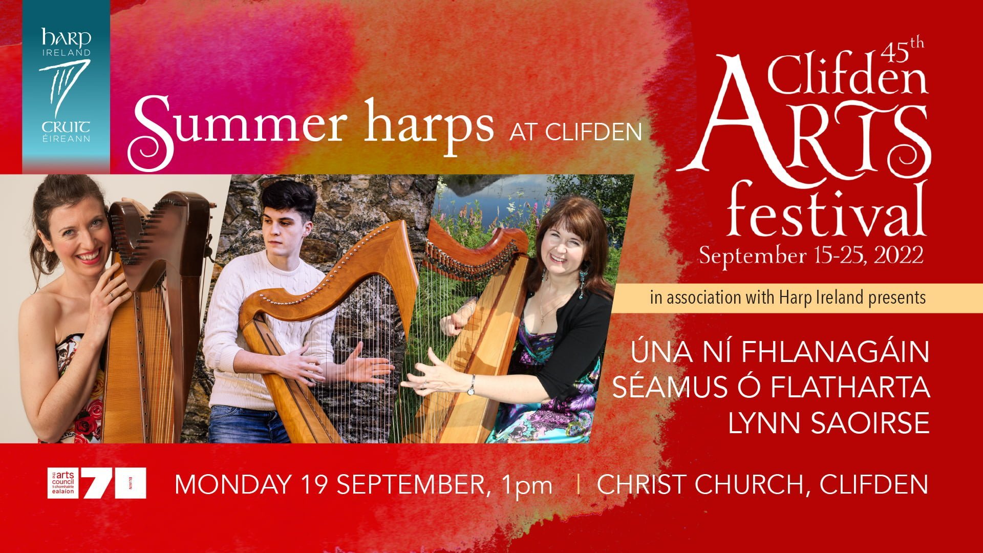 Clifden Arts Festival featuring Úna Ní Fhlannagáin, Séamus Ó Flatharta